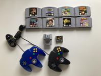 Nintendo 64 spel och tillbehör 