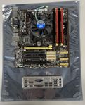 Modekort Asus Q87M-E & CPU i3-4340 med 8GB DDR3 RAM