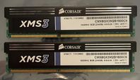 Corsair XMS3 DDR3 8GB 1600MHz RAM-minnen