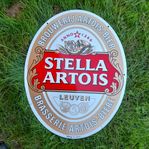 Reklamskylt - Stella Artois - Skylt i Metall - 73cm x 58cm.