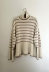 Toteme Signature stripe turtleneck sand dune