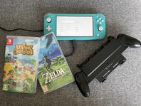 Nintendo Switch nästan oanvänt + 2 spel