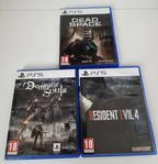 PS5 spel - Dead Space, Demon Souls, Resident Evil 4