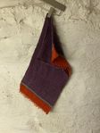 Scarf Orange Lila Vit 