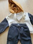 Säljer babyset byxa/jacket med huvtröja