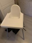 Ikea antiloop barnstol med bricka/bord