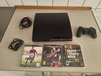 Playstation 3 + 3 Spel 