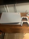 Ps5 (standard edition med disc) + 2 handkontroller