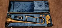 Yamaha YSL-645 Trombone med Silent Brass och andra tillbehö