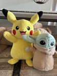 Pikachu, Yoda och Ty 