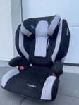 Recaro-Monza Nova bilbarnstol och en Hamax cykel sits