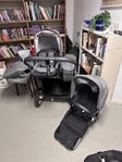 Bugaboo donkey duo 2 med liggdel och 2 sittdelar