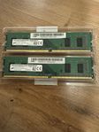 RAM minne 2x4GB