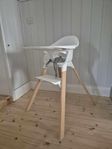 Stokke Clikk Matstol, vit