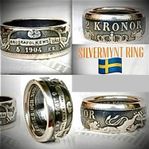 Silver mynt ring. fr.1904