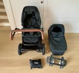 barnvagn duovagn Britax Go Big 2 grå