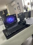 Ny Gaming Laptop med tillbehör