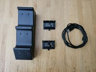 Xbox batteri paket till kontroll  + laddningsstation + kabel