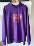 Ny Lila Hoodie m. Tryck XL