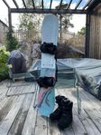 NITRO Snowboardpaket 149 cm + bindningar + Boots - nyskick!