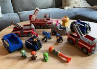 Paw Patrol bilar och figurer - paketpris 