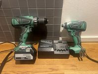 Hitachi 18 volt + 1st 5 ah batteri