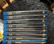 Harry Potter Blue ray komplett samling