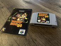 Donkey Kong - Nintendo 64 + instruktionsbok 