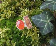 Carnelian och Kyanite Ring