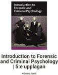 Ny Introduction To Forensic and Criminal Psychology