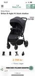 Britax B-Agile M Black Shadow med stå/sittbräda