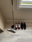 Titleist driver, Footjoy icons