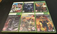 6 spel till Xbox360: Gears of War, Ninja Gaiden 3 mm