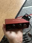 Focusrite Scarlett Solo (3rd Gen) och Behringer mikrofon