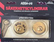 Säkerhetscylindrar Assa 712 med 3 nycklar (Helt Ny)