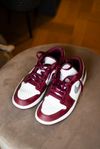 Nike Jordsn Burgundy / Silver 