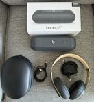 Beats by Dre - Beats Pill+  och Beats Studio3 Wireless.