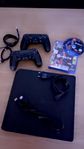 PlayStation 4 Slim 500G + 2 st handkontroll 