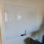 Magnetisk whiteboard, märke Lintex, 100x125 cm