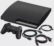 Playstation 3 Slim 160 GB inkl spel 