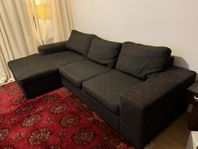 Soffa 3- sits med divan