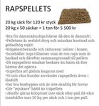 Stallströ Rapspellets 