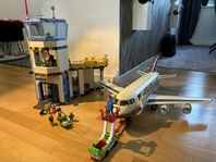 Playmobil Flygplats med stort flygplan. Julklapp!