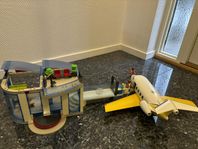 Playmobil Flygterminal med Flygplan. Julklapp!