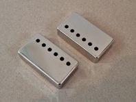 Kåpor till Humbucker i metall Nickel 50mm 2st.