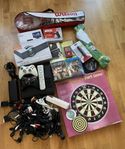 Xbox 360 med 6st spel och 2 kontroller