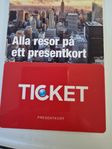 Presentkort ticket