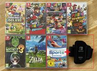 Nintendo Switch Spel + Tillbehör