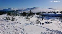 Skidstuga Trysil Fageråsen med strålande utsikt