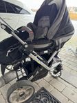 Barnvagn med tillbehör i mycket bra skick 